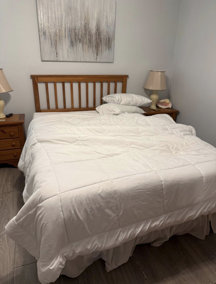 Bedroom before cleaning and staging